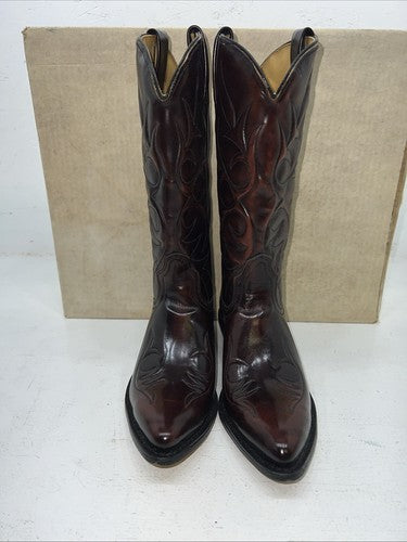 New Women’s Brown Acme Cowboy Boots. 639  6.5 6 1/2 M. 20-95