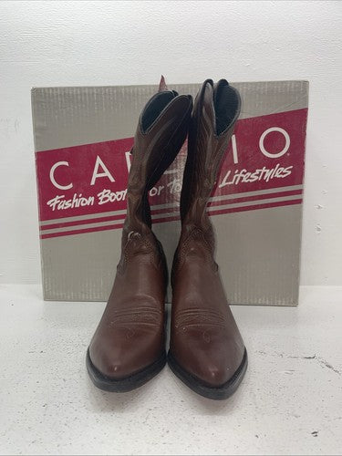 New Women’s Brown Capezio Cowboy Boots. L 281 9 M. 15-68