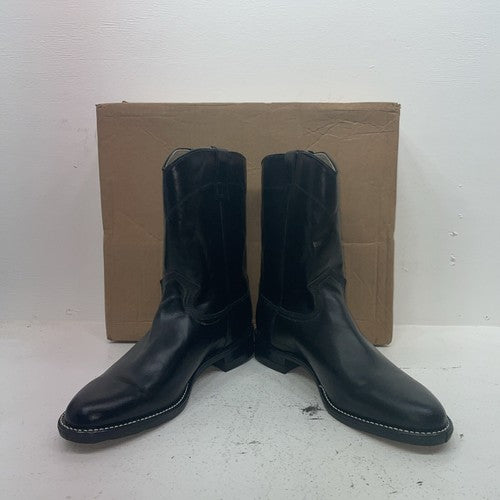 New Men’s Black Westex Cowboy Boots. 1566604 12 D. 10-11