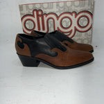 New Women’s Brown And Black Dingo Shoe Boots. 6 M. 20-18