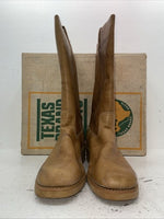 New Men’s Brown Texas Brand Cowboy Boots. M 34 11.5 11 1/2 D. 9-10