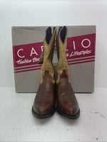 New Women’s Brown Capezio Cowboy Boots. L 224 9 M. 15-66