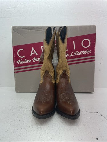 New Women’s Brown Capezio Cowboy Boots. L 224 9 M. 15-66