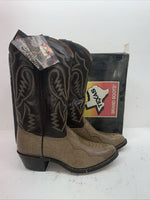 New Men’s Brown Texas Brand Cowboy Boots. 5041 11 D. 9-87