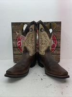 New Men’s Brown Laredo Cowboy Boots. 68321 11.5 11 1/2 E W. 9-8