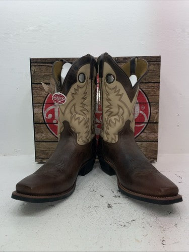 New Men’s Brown Laredo Cowboy Boots. 68321 11.5 11 1/2 E W. 9-8