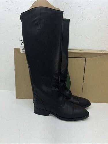 New Women’s Black Smoky Mountain English Riding Boots. 6044 7.5 7 1/2 W. 12-14
