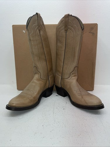 New Women’s Brown J Chisholm Cowboy Boots. 901 8.5 8 1/2 M. 15-12
