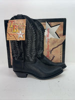 New Women’s Black Texas Brand Cowboy Boots. 4870 10 M. 15-118