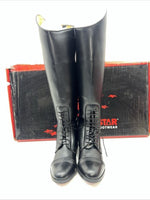 New Women’s Black EQUISTAR English Riding Boots. 467522 8.5 8 1/2 W. 12-24
