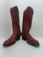 New Women’s Red Laramie Cowboy Boots. C 749 8 B. 16-103 