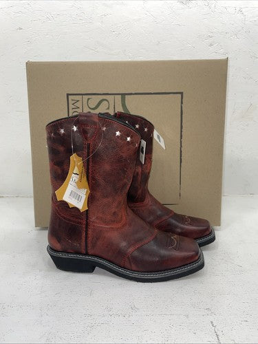 New Women’s Red Smoky Mountain Cowboy Boots. 6452 7. 18-46