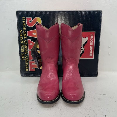 New Women’s Pink Texas Brand Cowboy Boots. 4419 10 M. 17-113