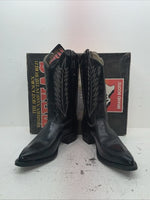 New Men’s Black Texas Brand Cowboy Boots. 5030 11 D. 9-28