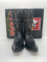 New Men’s Black Texas Brand Cowboy Boots. 6900 11.5 11 1/2 D. 9-54