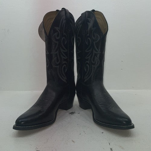 New Women’s Black Texas Brand Cowboy Boots. 4970 10 M. 17-131