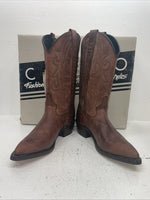 New Women’s Brown Capezio Cowboy Boots. M 309 8.5 8 1/2 D. 15-48