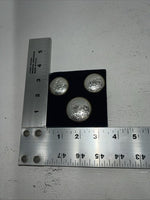 New Women’s Montana Silversmiths Silver Gold Button Cover And Earrings. A-70