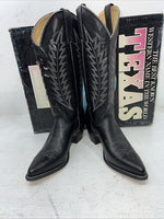 New Women’s Black Texas Brand Cowboy Boots. 4800 7 M. 18-103