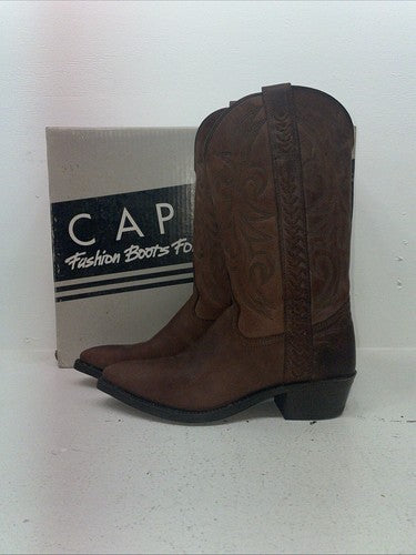New Women’s Brown Capezio Cowboy Boots. M 309 8.5 8 1/2 D. 15-48