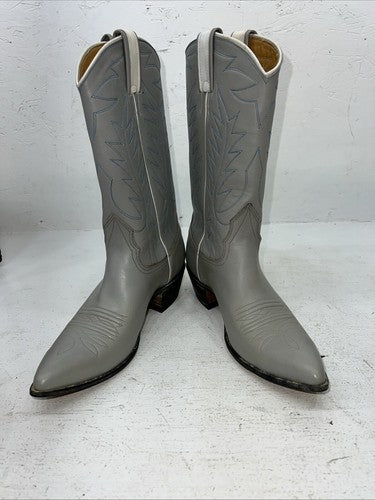 New Women’s Grey Nocona Cowboy Boots. L 88 7.5 7 1/2 A. 17-89