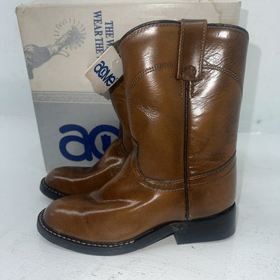 New Children’s Brown Acme Cowboy Boots. 10.5 10 1/2 D. 24-59