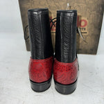 New Women’s Red/black Laredo Lace Up Cowboy Boots. 28 163 7 M. 18-119