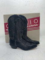 New Women’s Black Capezio Cowboy Boots. L 280 7 M. 18-108