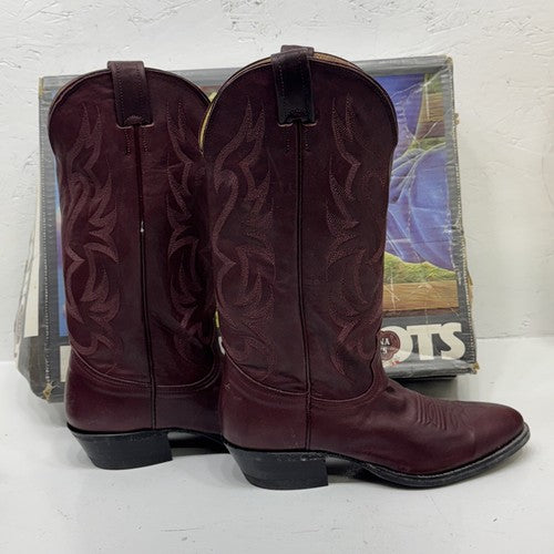 NEW Women’s Maroon Nocona Brand Cowgirl Boots. Size 8D. 2-7