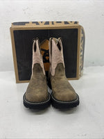 New Women’s Ariat Cowboy Boots 10000828 Brown/pink Boots 6 B 20-9