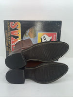 New Men’s Brown Texas Brand Cowboy Boots. 8311 12 D. 9-55