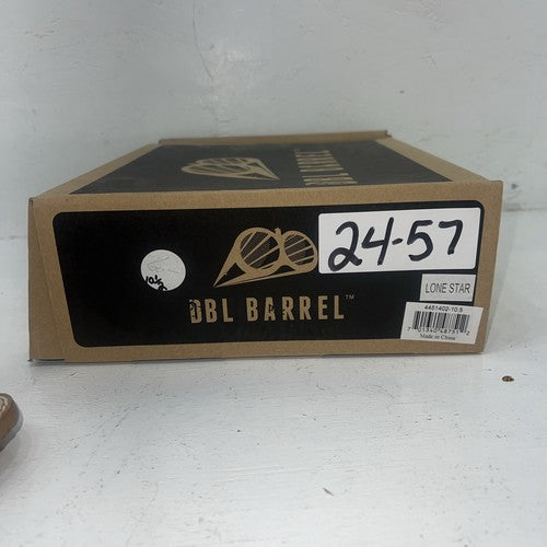New Children’s Brown DBL Barrel Cowboy Boots. 10.5 10 1/2 D. 24-57