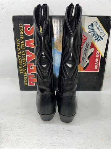 New Women’s Black Texas Brand Cowboy Boots. 4240 6 M. 19-11