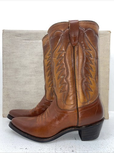 New Women’s Brown Texas Brand Cowboy Boots. 4422 8.5 8 1/2 M. 16-121