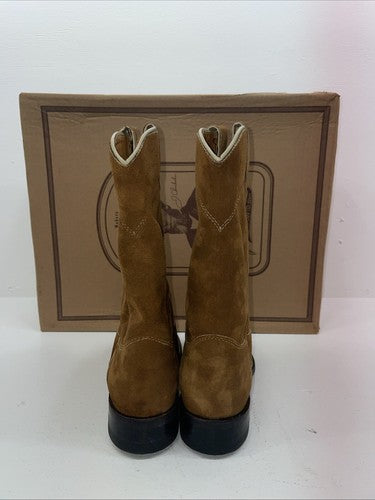 New Women’s Brown J Chisholm Cowboy Boots. L 114 8 M. 16-11