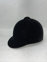 New Women’s Black Velvet IRH dressage Riding Helmet. 1020 7. 12-100