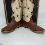New Children’s Brown DBL Barrel Cowboy Boots. 11.5 11 1/2. 2-101