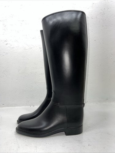 New Women’s Black Derby English Riding Boots. 38 7 W. 12-28