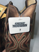 New Women’s Brown Smoky Mountain Cowboy Boots. 3446 Y 7. 19-98