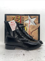New Men’s Black Lace Up Texas Brand Cowboy Boots. 8850 11 D. 9-26