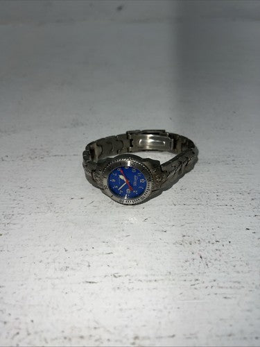 New Women’s Montana Silversmiths Silver Blue Watch. MT650 D-19