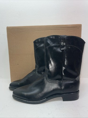 New Men’s Black Westex Cowboy Boots. 1566604 11.5 11 1/2 D. 9-46