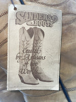 New Women’s Brown Sanders Cowboy Boots. 3460 8 A. 18-104