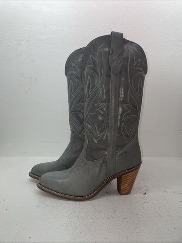 New Women’s Gray Capezio Cowboy Boots. L 342 8.5 8 1/2 M. 15-58