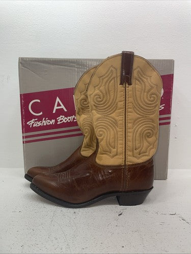 New Women’s Brown Capezio Cowboy Boots. L 224 9 M. 15-66