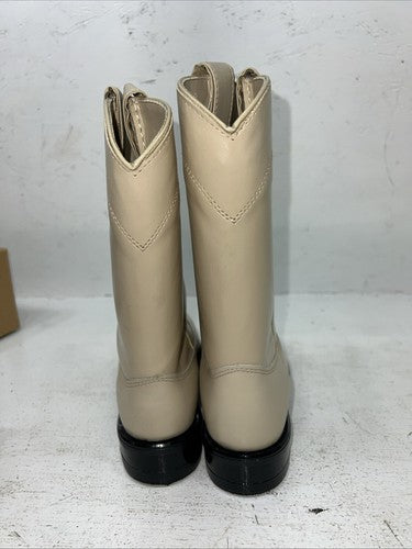 New Women’s Cream Texas Brand Cowboy Boots. 6829 7.5 7 1/2 M. 17-96