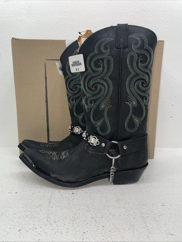 New Women’s Black Smoky Mountain Cowboy Boots. 6351 8.5 8 1/2. 15-41