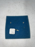 New Women’s Montana Silversmiths Silver Gold Button Cover And Earrings. A-70