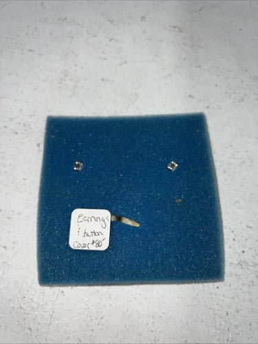 New Women’s Montana Silversmiths Silver Gold Button Cover And Earrings. A-70