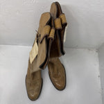 NEW Sanders Western Tan Cowboy Boots, Men 7D. 1-16